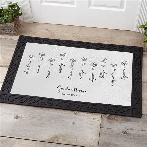 Garden Of Love Personalized Doormats - 34878