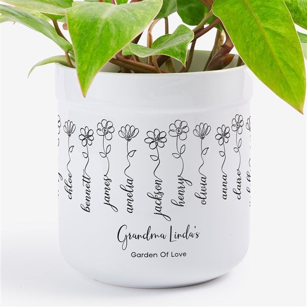 Garden Of Love Personalized Outdoor Flower Pot - 34884