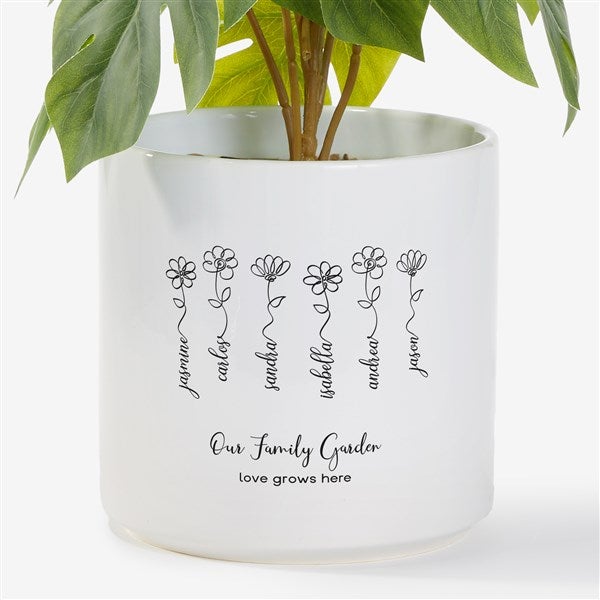 Garden Of Love Personalized Outdoor Flower Pot - 34884