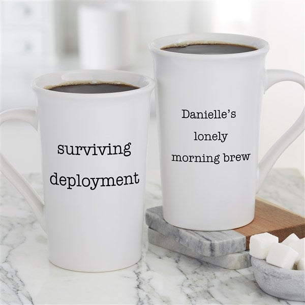 Military Expressions Personalized Coffee Mug for Her  - 34954