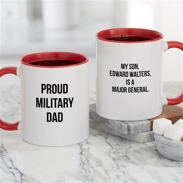 Military Expressions Personalized Coffee Mug for Him - 34955