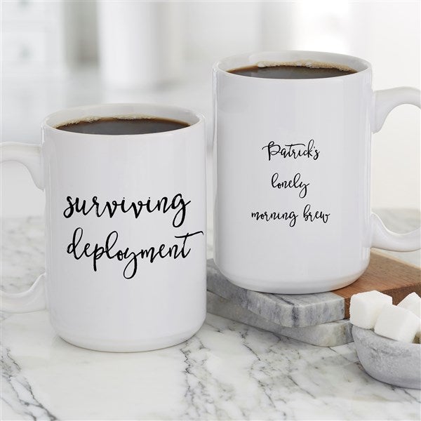 Military Expressions Personalized Coffee Mug for Him - 34955