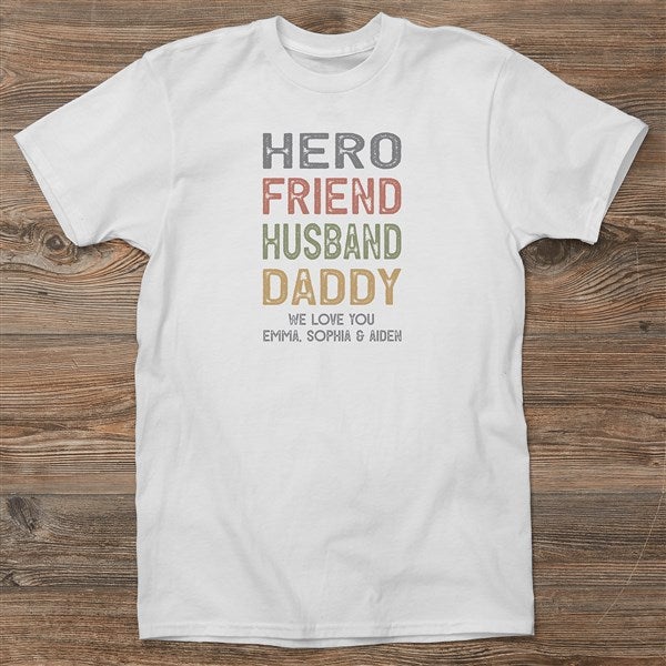 Friend, Husband Daddy Personalized Men's Shirts  - 34956