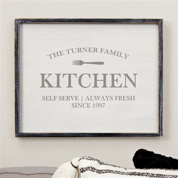 Family Market Homestead Personalized Barnwood Sign - 34980