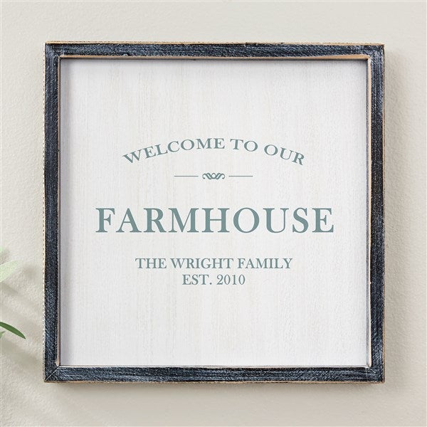 Family Market Homestead Personalized Barnwood Sign - 34980