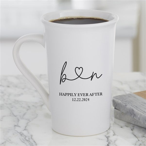 Drawn Together By Love Personalized Coffee Mugs - 34993