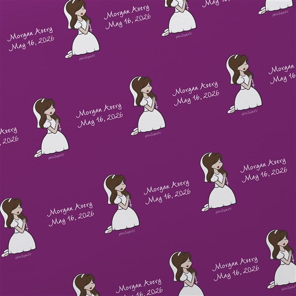 Communion Girl philoSophie's Personalized Communion Paper Roll