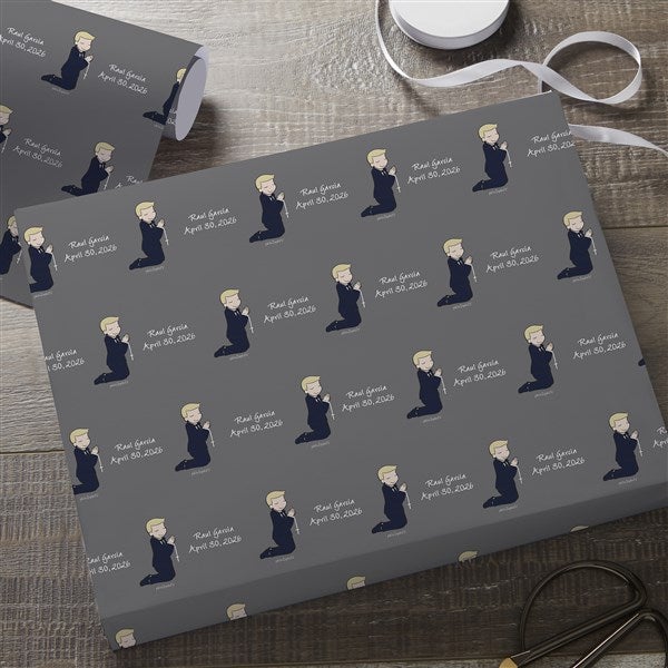 Communion Boy philoSophie's Personalized Wrapping Paper  - 35063
