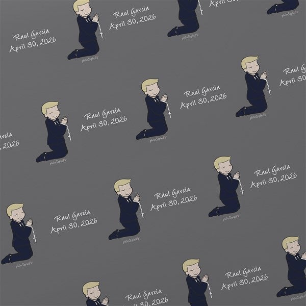 Communion Boy philoSophie's Personalized Communion Paper Roll