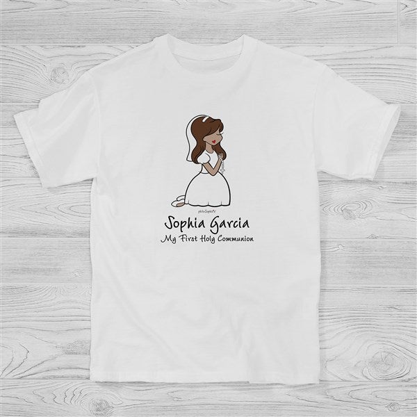 Communion Girl philoSophie's® Personalized Kids T-Shirt  - 35064
