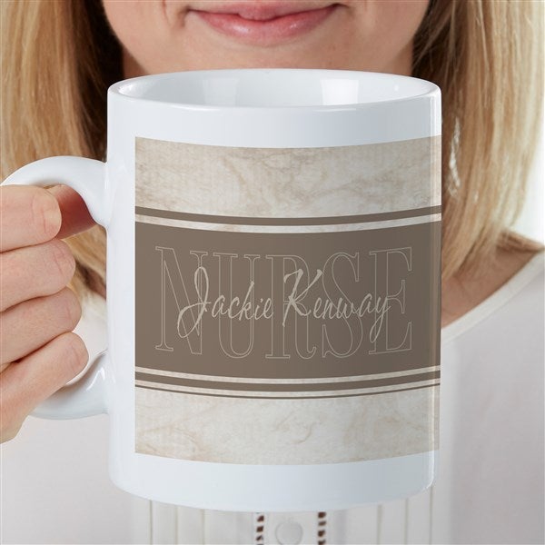 Name Your Career Personalized 30 oz. Oversized Coffee Mug - 35096