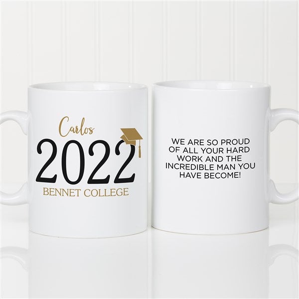 Classic Graduation Personalized 30 oz. Oversized Coffee Mug