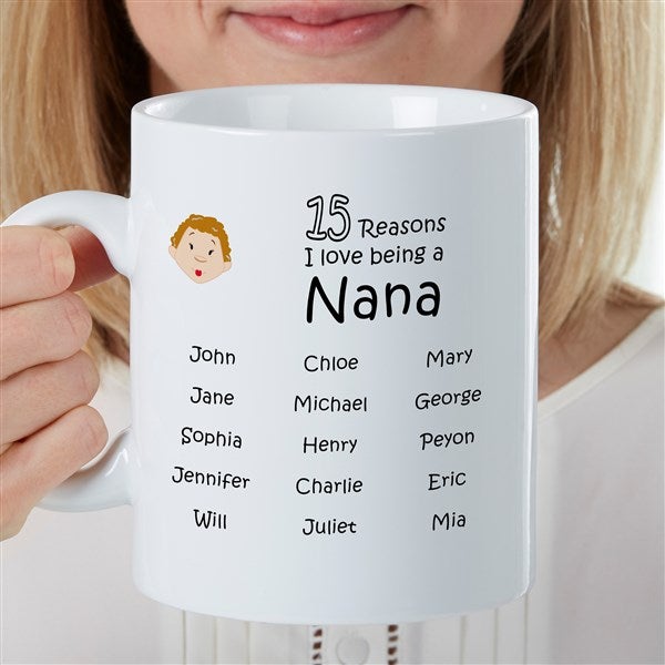 So Many Reasons Personalized 30 oz. Oversized Coffee Mug  - 35188