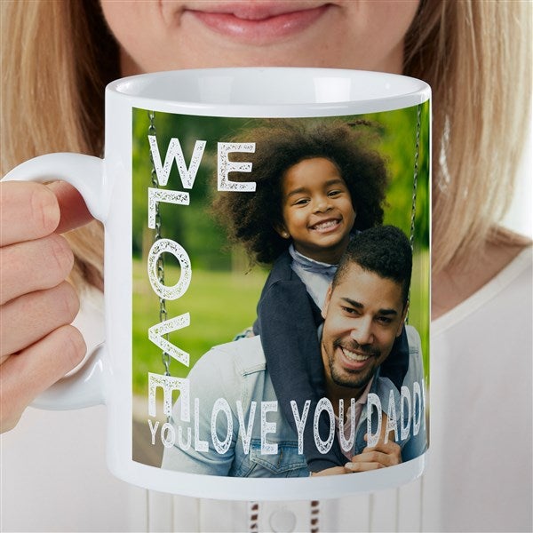 Loving Them Personalized Photo 30 oz. Oversized Coffee Mug - 35211