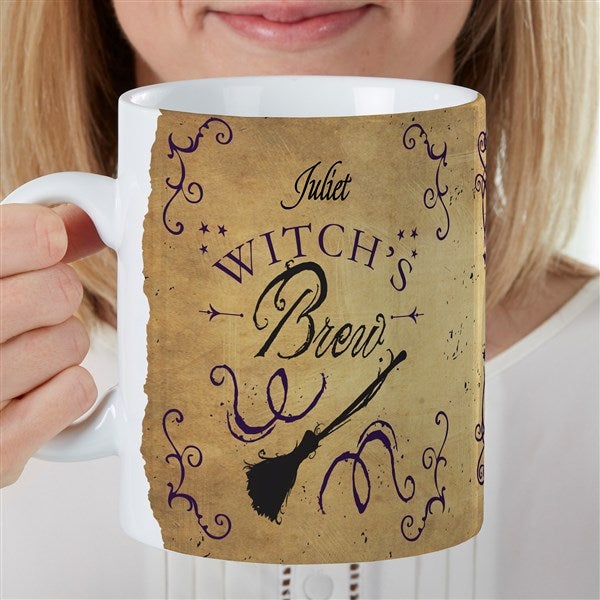 Witch's Brew Personalized 30 oz. Oversized Coffee Mug  - 35221