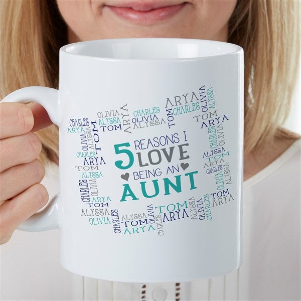 Reasons Why For Her Personalized 30 oz. Oversized Coffee Mug - 35229