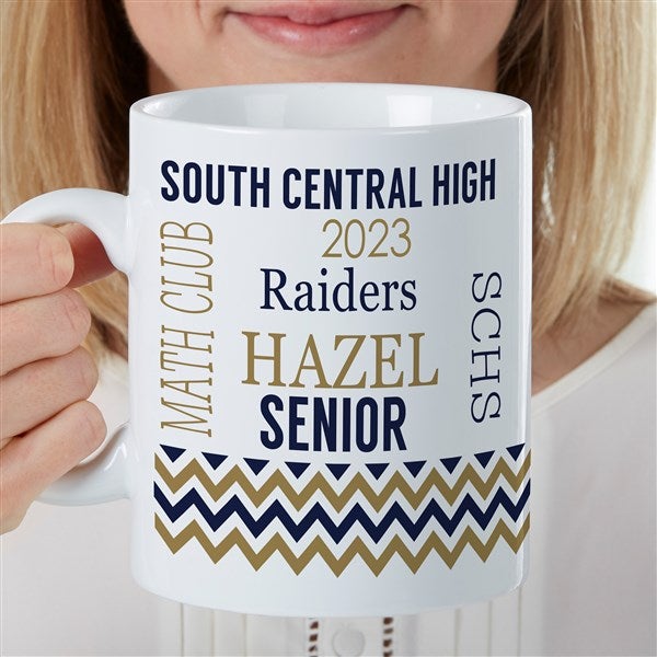 School Memories Graduation Personalized 30 oz. Oversized Coffee Mug  - 35230
