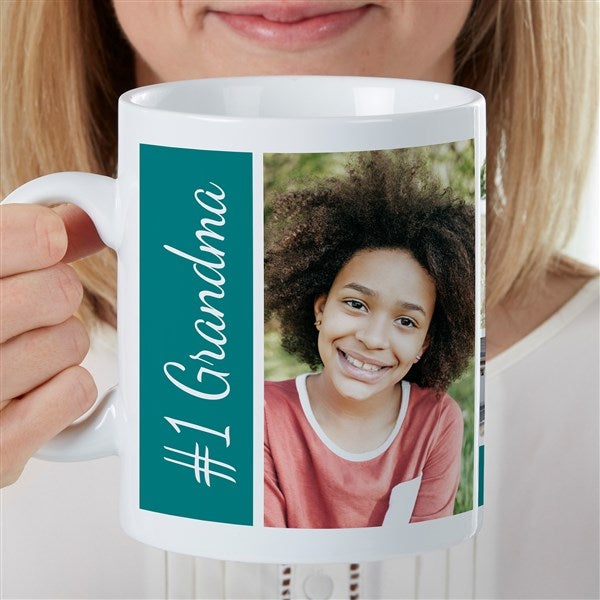 Family Love Photo Collage Personalized 30 oz Coffee Mug  - 35245
