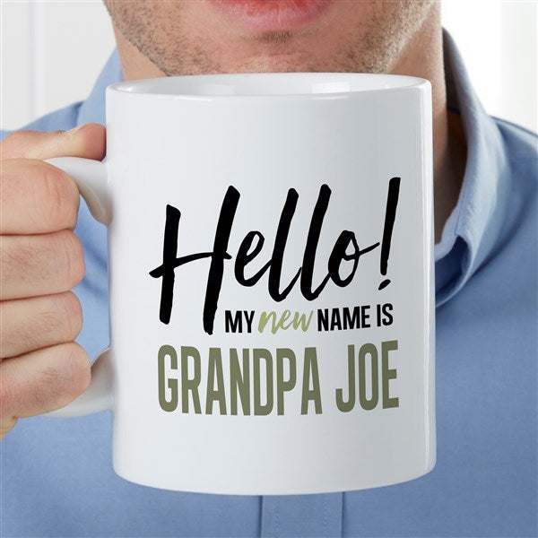 My New Name Is... Personalized 30 oz Oversized Coffee Mug - 35312
