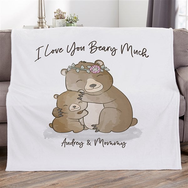 Parent & Child Bear Personalized Blankets - 35386