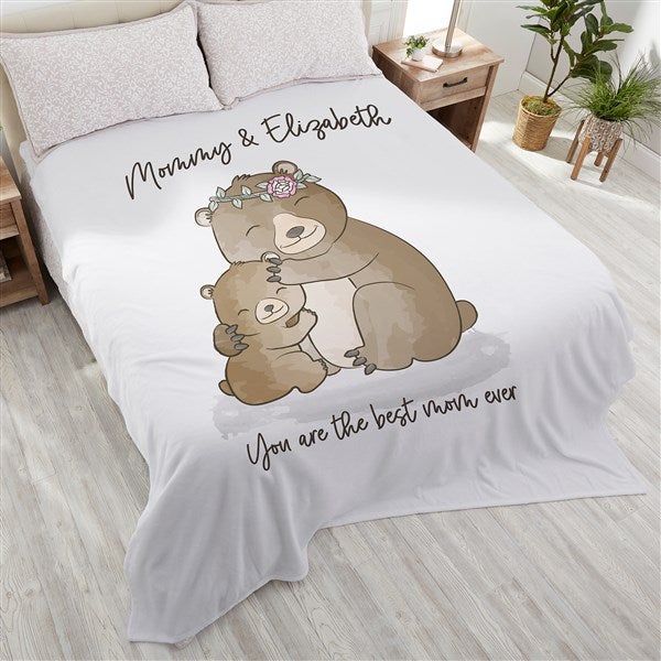 Parent & Child Bear Personalized Blankets - 35386