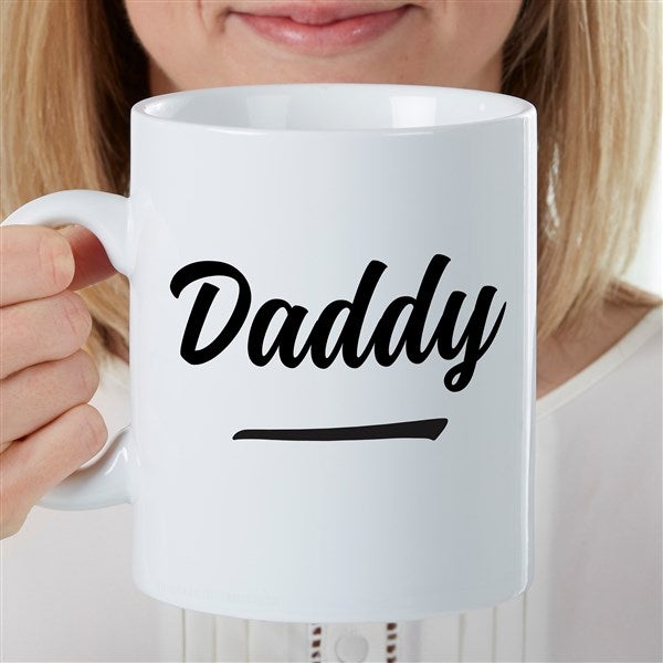 Established Personalized 30oz Oversized Coffee Mug For Dad  - 35411