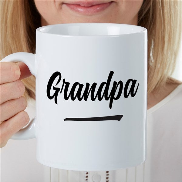 Established Personalized 30oz Oversized Mug For Grandpa - 35413