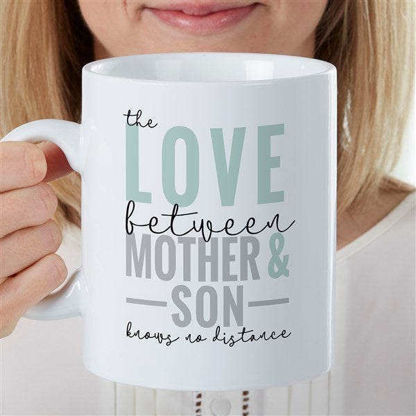 Love Knows No Distance Personalized 16 oz. Travel Tumbler for Mom