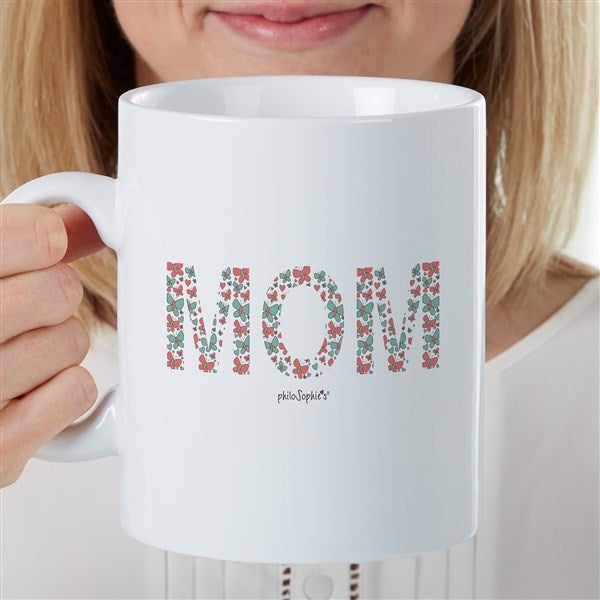 Floral Mom philoSophie's Personalized 30 oz. Oversized Mug  - 35425