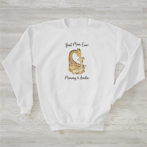 Parent & Child Giraffe Personalized Adult Sweatshirts - 35451