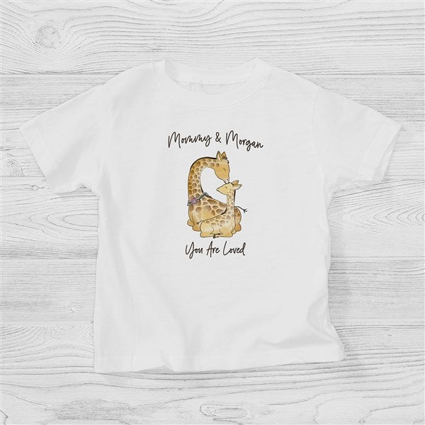 Parent & Child Giraffe Personalized Kids Shirts  - 35452