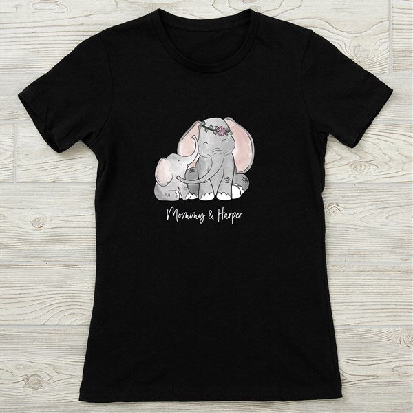 Parent & Child Elephant Adult Personalized Shirts  - 35463