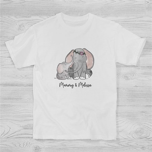 Parent & Child Elephant Personalized Kids Shirts - 35465