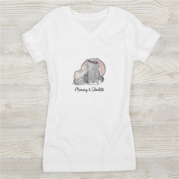 Parent & Child Elephant Personalized Kids Shirts - 35465