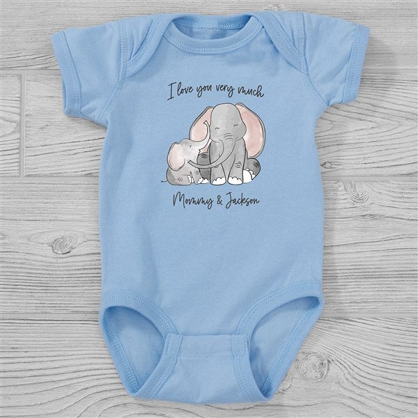 Parent & Child Elephant Personalized Baby Clothing - 35468