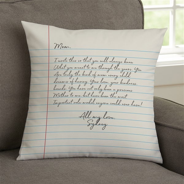 Gifts for Mom, Personalized Mom Blanket, Letter to Mom with Your