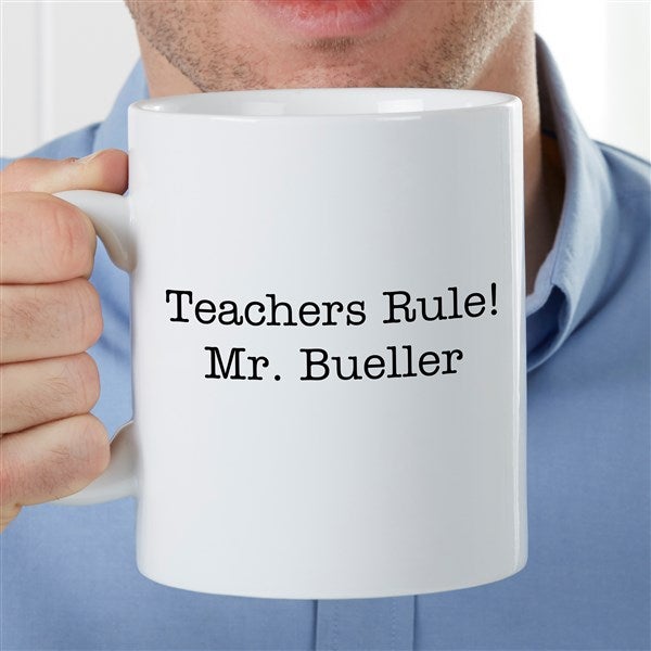 Teacher Expressions Personalized 30 oz. Oversized Coffee Mug - 35509