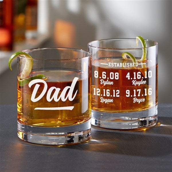 Luigi Bormioli Established Custom Printed Whiskey Glass - 35540