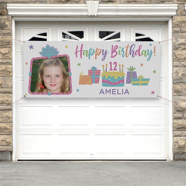 Birthday Celebration Personalized Birthday Banner  - 35567