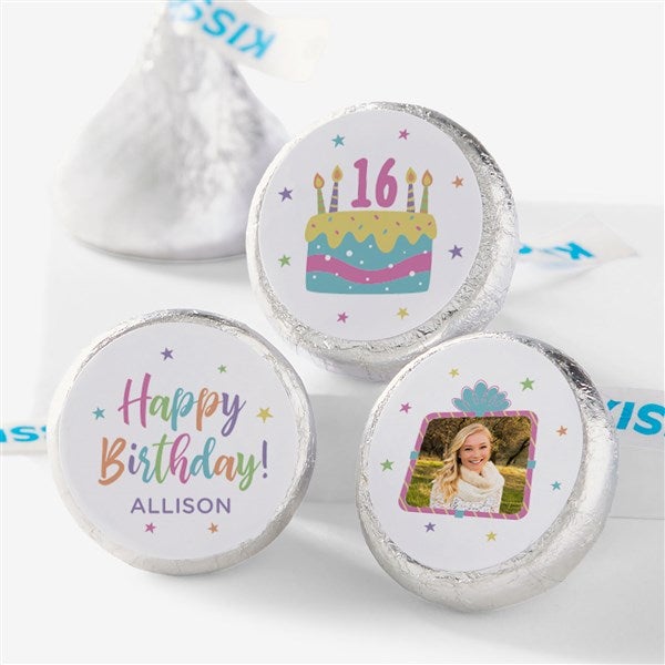 Birthday Celebration Personalized Candy Stickers  - 35572
