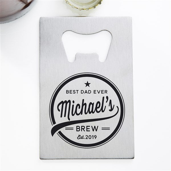 Dad's Brewing Company Personalized Bottle Opener  - 35653
