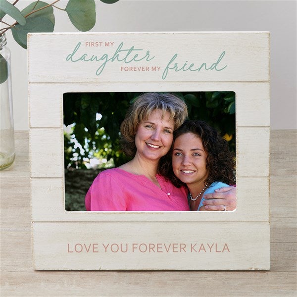 First My Daughter Personalized Shiplap Frames - 35695