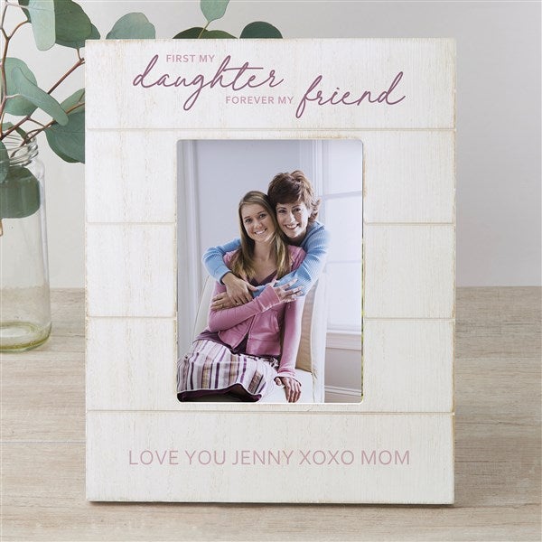 First My Daughter Personalized Shiplap Frames - 35695