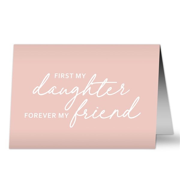 First My Daughter Personalized Greeting Card - 35696