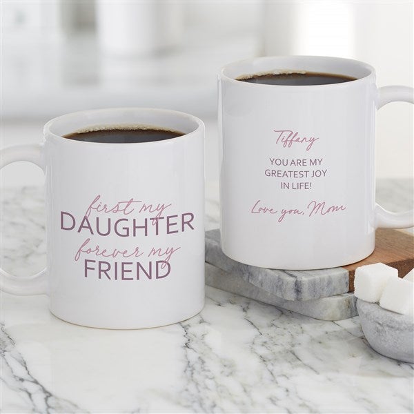 First My Daughter Personalized Coffee Mugs - 35701