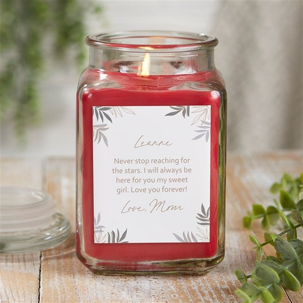 Personalized Scented Glass Candle Jar - To My Daughter - 35703