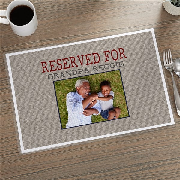Reserved For Personalized Laminated Placemat  - 35710