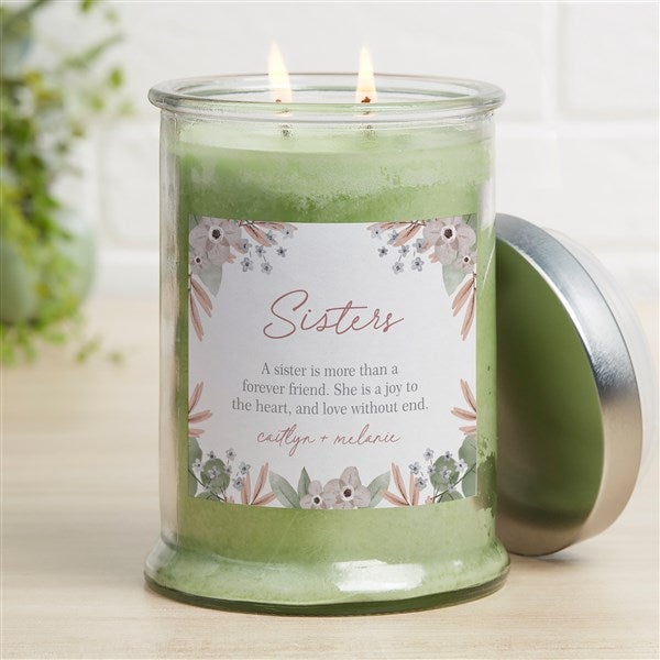 My Sister Personalized Candle Jar - 35740