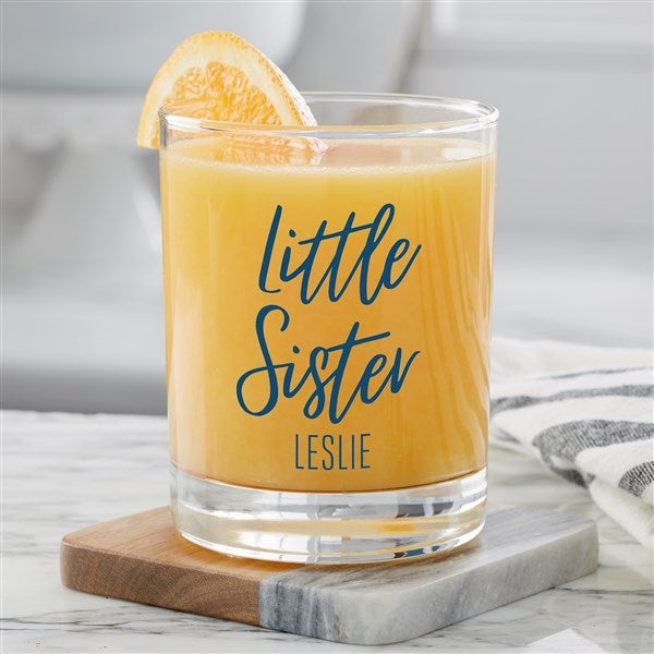 Sisters Forever Personalized Drinking Glasses - 35754
