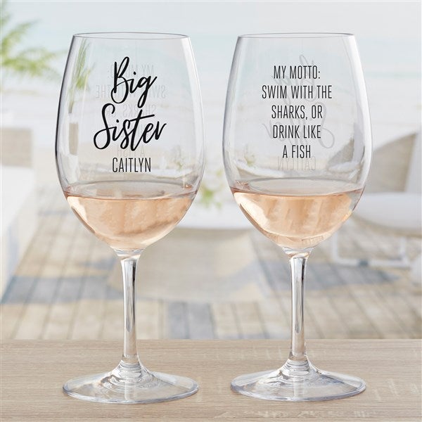 Classic Celebrations Personalized 12oz White Wine Glasses